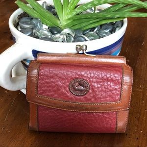 Dooney And Bourke Leather Red Wallet
